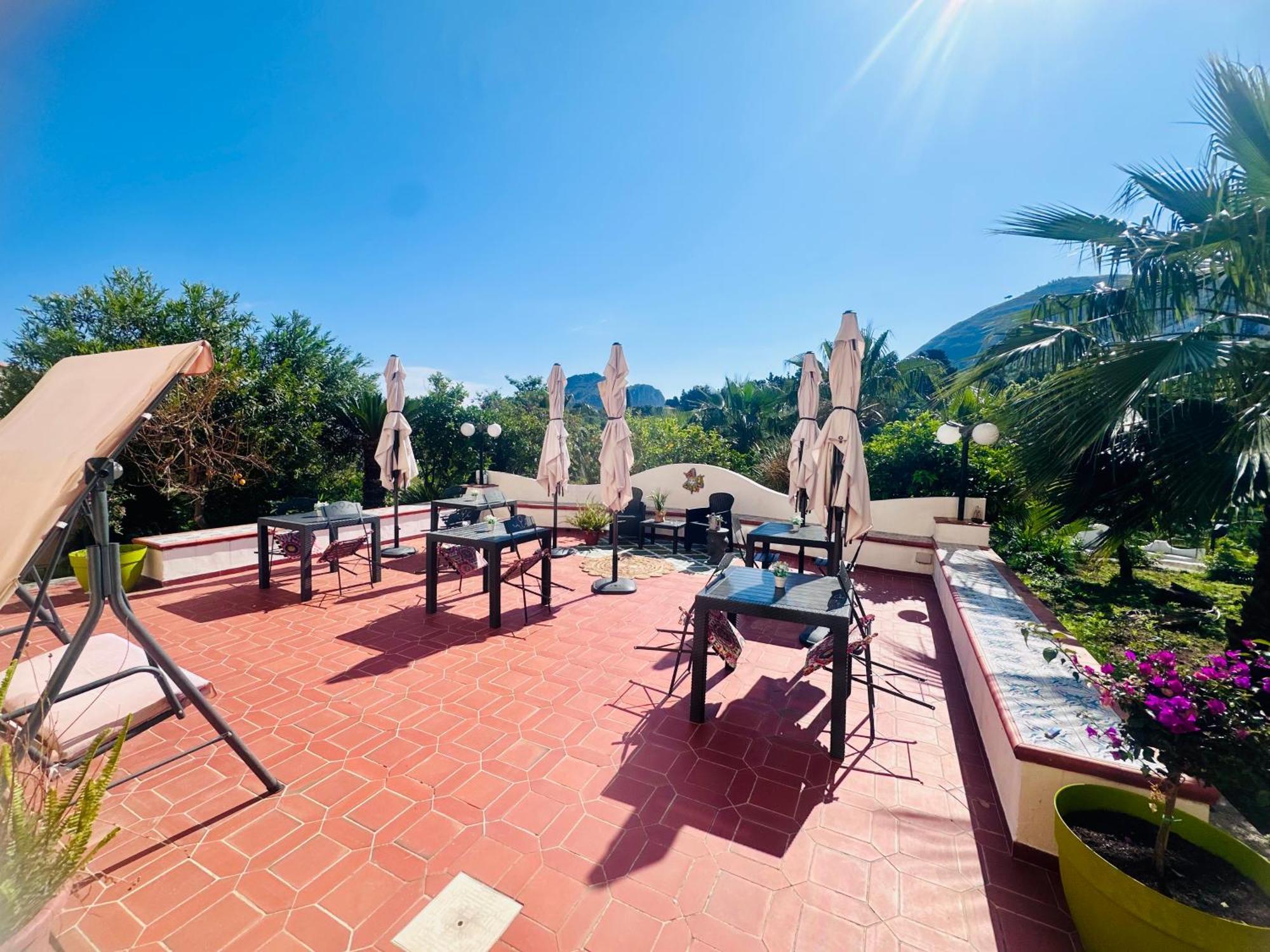 Villa Tiche Cefalu Bagian luar foto